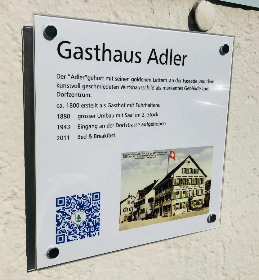 Hotel Adler Garni Bauma Bagian luar foto